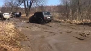 Утопили Газ66,Уаз и Ниву покатушки пошли не по плану !!! #Offroad