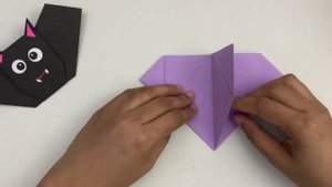 Делаем добрую летучую мышь из бумаги своими руками! ОРИГАМИ, Поделки из бумаги \\ Origami Craft
