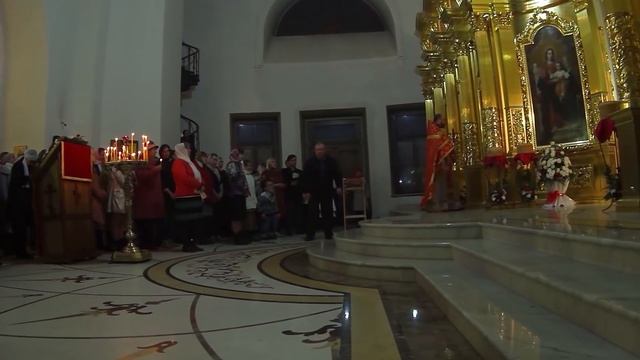 Ночная Пасхальная служба в храме свв. апп. Петра и Павла 2015г. Тула.