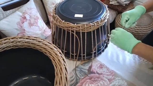 Кашпо из полиротанга 