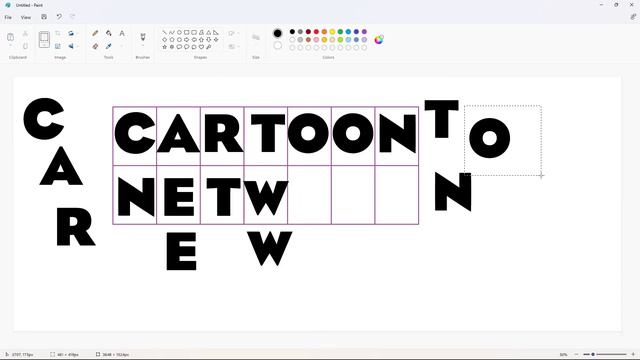 How to draw a new Cartoon Network Studios logo using MS Paint | How to draw on your computer смотреть онлайн