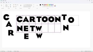 How to draw a new Cartoon Network Studios logo using MS Paint | How to draw on your computer