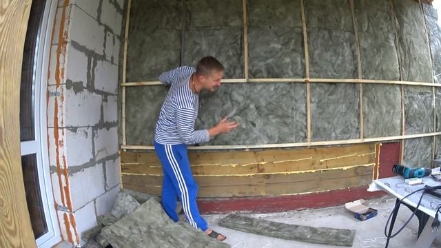 VLOG: НАКОНЕЦ-ТО НАЧАЛ УТЕПЛЯТЬ ДОМ ремонт дома