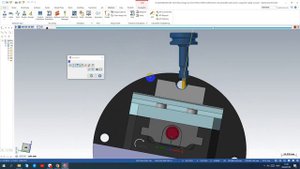 Mastercam Mill 4X Toolpath Mold Bottle Machining