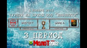 ХК "МОЛОТ"01-02 Чебаркуль - ХК "УМКА"01-02 Коркино 3 период