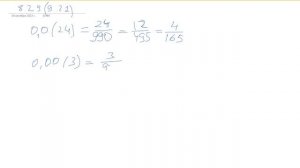 Бесконечные десятичные Периодические дроби. / Представьте  в виде обыкновенной дроби. 8.29(9.22).