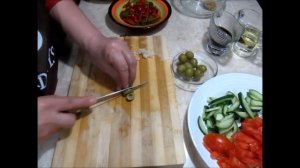 Салат из сыра тофу. Tofu cheese salad. ტოფუს ყველის სალათი