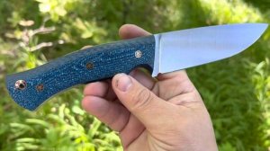 Два авторских ножа Ирбис - сталь S390 - карбон | Two author's knives Irbis - steel S390 - carbon