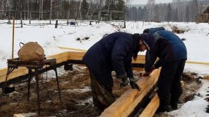 Строительство бытовки из бруса