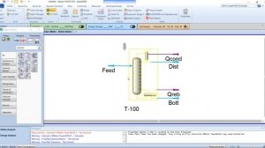 Distillation of a Methanol-Water Mixture using Aspen Hysys