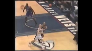 Jason Kidd runs into his own son, 2003 Playoffs Game 2.