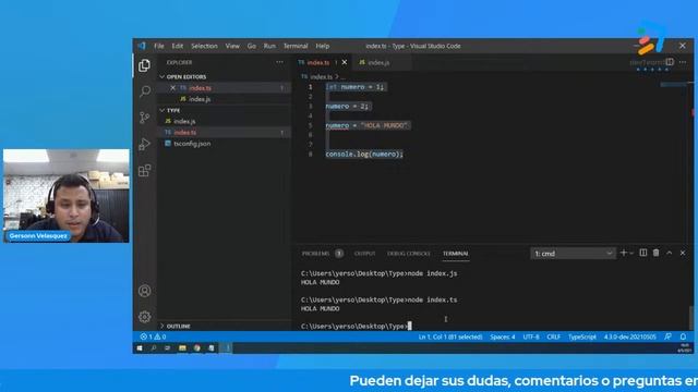 Introducción a Typescript – смотреть онлайн видео от Тайпскрипт Code ...