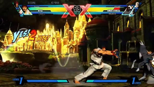 Ultimate Marvel VS Capcom 3 (Xbox 360) Arcade as Ryu, Chun-Li & Akuma смотреть онлайн
