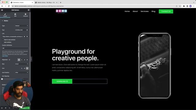 Download File Button In Elementor | Add Download Button In WordPress Website