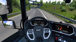 Рейс Мангейм - Штутгарт в VR шлеме в Euro Truck Simulator 2.