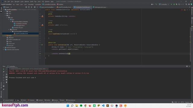 ComboBox in JavaFX Tutorial | 100% Perfect For Beginners смотреть онлайн