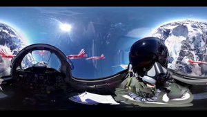 Полет на истребителе в 360 градусов! Сферическая панорама на самолете!