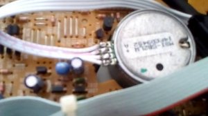 ЛПМ Panasonic RX-DT680 моторчики на клеммном шлейфе.
