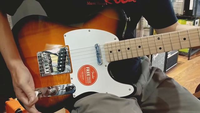Squier Telecaster Affinity 2-tone Sunburst - Sample Suara [] Review смотреть онлайн