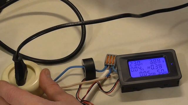 6в1 Измеритель мощности, Вольтметр, Амперметр (до 100А) PUUCAI P06S-100 (Wired Power Monitor) смотреть онлайн