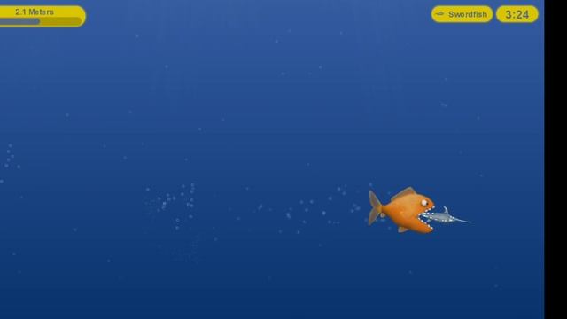 TASTY BLUE. Золотая рыбка съедает Планету.Мульт-игра. смотреть онлайн