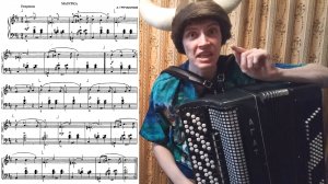 Гречанинов Мазурка. Работа с метрономом. Школа игры на баяне Котова Саши "Путь викинга". Урок №20