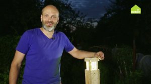 Как сделать уличный фонарь из досок / Фонарь для загородного участка своими руками