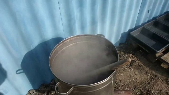 Сколько же будет воска??? Переработка мервы после солнечной воскотопки!