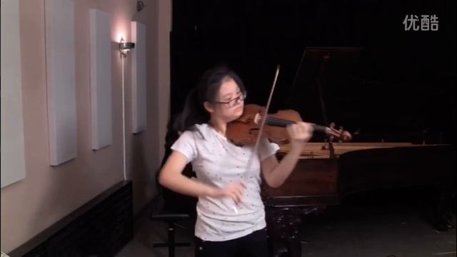 Vieuxtemps Violin concerto No.5 in a minor 1,2 mov at age 13 смотреть онлайн
