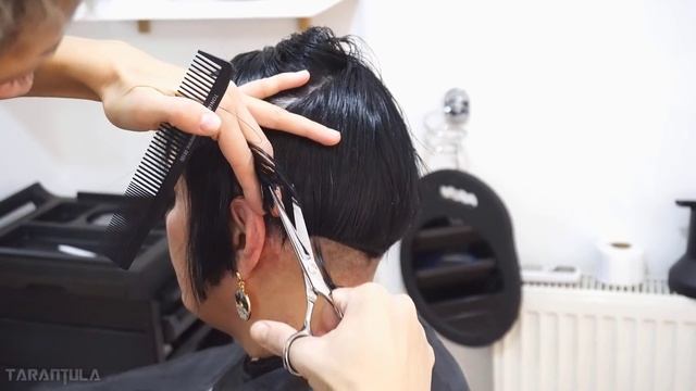 ANTI AGE HAIRCUT – SHORT LAYERED WITH V SHAPE UNDERCUT смотреть онлайн