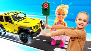 Игры в куклы Барби для девочек: Готовим ужин вместе с игрушками! Видео истории Barbie девочкам