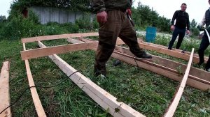 Постройка понтонного плота, своими руками -  часть вторая, джентльмены