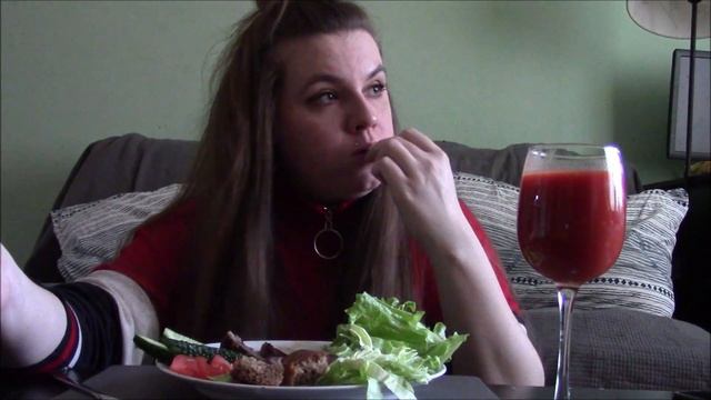 MUKBANG| Стейк и овощная тарелочка | Steak and vegetable plate / Как я сходила кошке за кормом смотреть онлайн