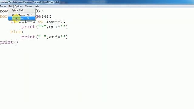 python pattern program to print stars in J shape mostly asked question  programs