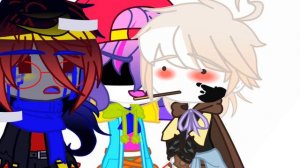 Pocky🍫✨🎉🎊💕💖💞||meme||Gacha club||Undertale Au||Sans Au💙✨🎉🎊💕💖||✨💚ink x Error💛✨