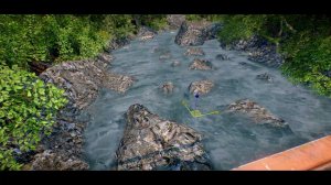 water displacement by depth