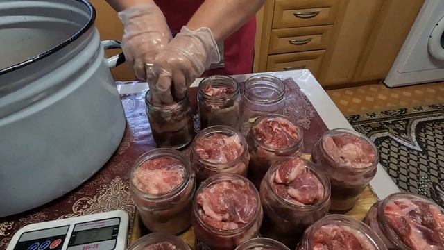 Домашняя тушёнка из свинины просто и вкусно