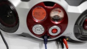 Philips AZ2555 Portable Boombox CD Radio USB PC Link Gameport Boom Box test works 2021 06 20n