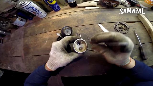 Разборка механического бензонасоса Toyota смотреть онлайн