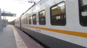 Электропоезд ЭП2Д-0047 ЦППК платформа Алабино 23.11.2018