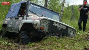 Лебедка Comeup Gen2 в спорте. Боевой УАЗ. Трофи-рейд Ракетные тропы 2021