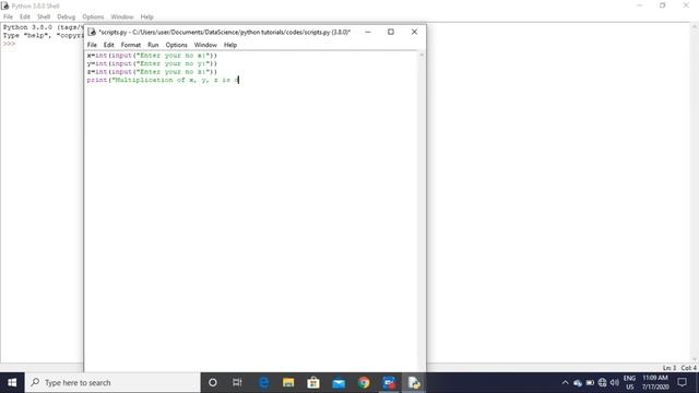 Creating and Executing first python Script (Scripts.py  ) |Python for Beginners