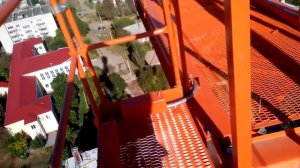 Башенный кран TDK 10 215 на четырех лапах