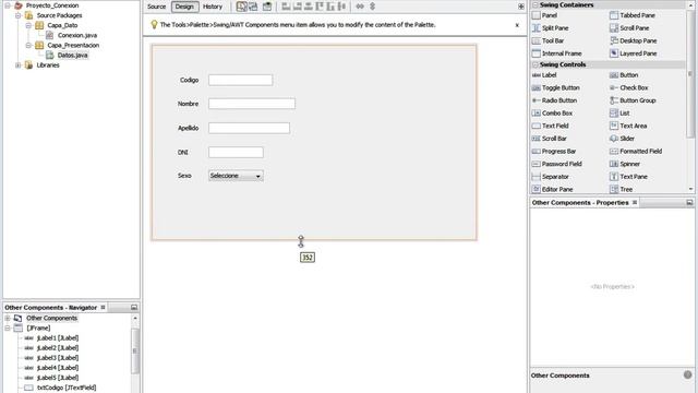 Como Insertar Datos de Java Netbeans a SQL Server  I