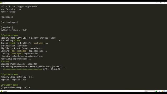 Python Pipenv quick start guide for managing packages and virtualenv смотреть онлайн
