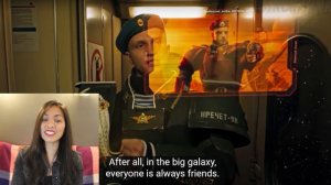 Реакция иностранки на Birchpunk - Русский космопоезд | The most convenient trip to space | Reaction