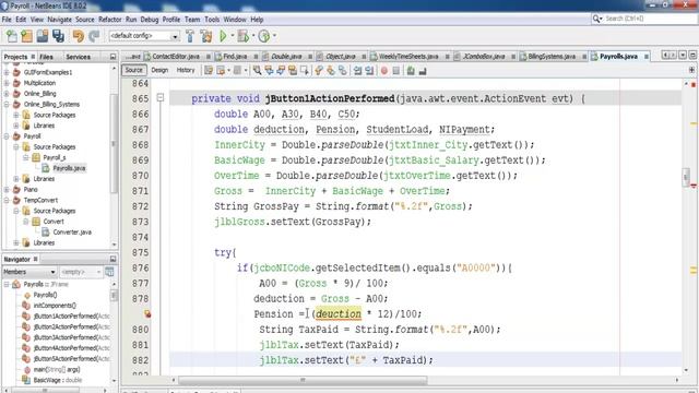 How to Create Payroll System in Java NetBeans - Full Tutorial смотреть онлайн