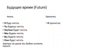 Русский язык как иностранный. Русские глаголы "читать" и "прочитать". (А1) Russian verbs