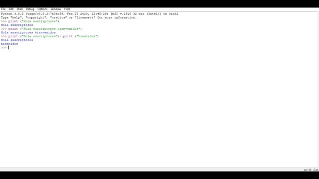 Mi primera sintaxis con Python. Descarga de Sublime text3. смотреть онлайн