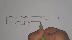 How to draw a gun easy || How to draw a Dragunov from PUBG